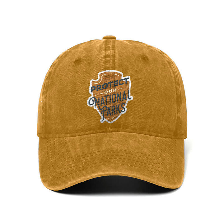 Gorra de béisbol ajustable "Camping Protect Our National Parks"