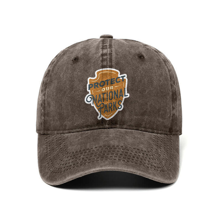 Gorra de béisbol ajustable "Camping Protect Our National Parks"