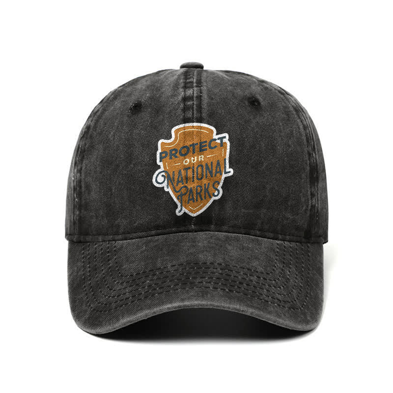 Gorra de béisbol ajustable "Camping Protect Our National Parks"