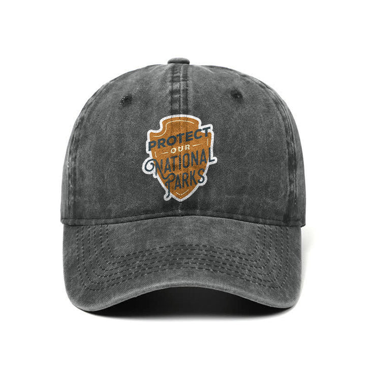 Gorra de béisbol ajustable "Camping Protect Our National Parks"