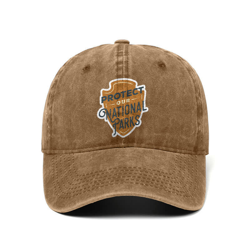 Gorra de béisbol ajustable "Camping Protect Our National Parks"