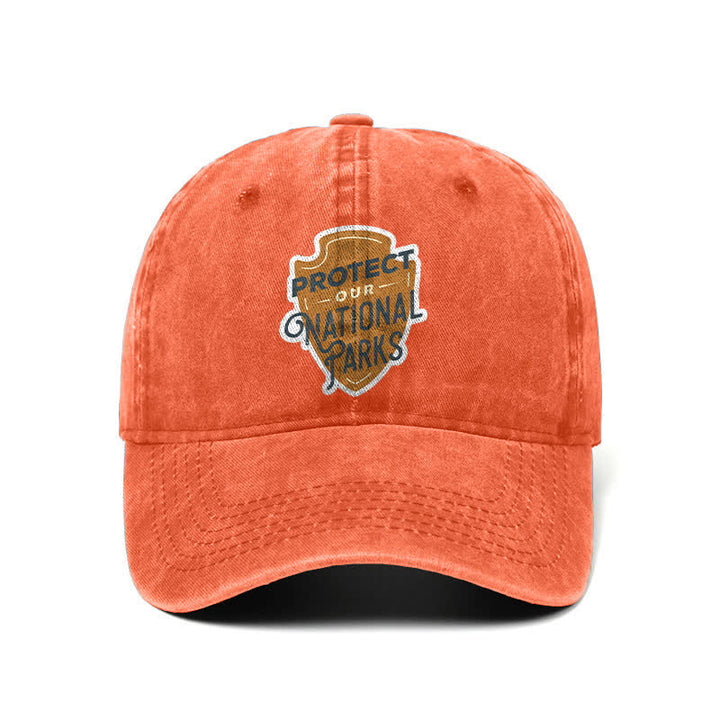 Gorra de béisbol ajustable "Camping Protect Our National Parks"