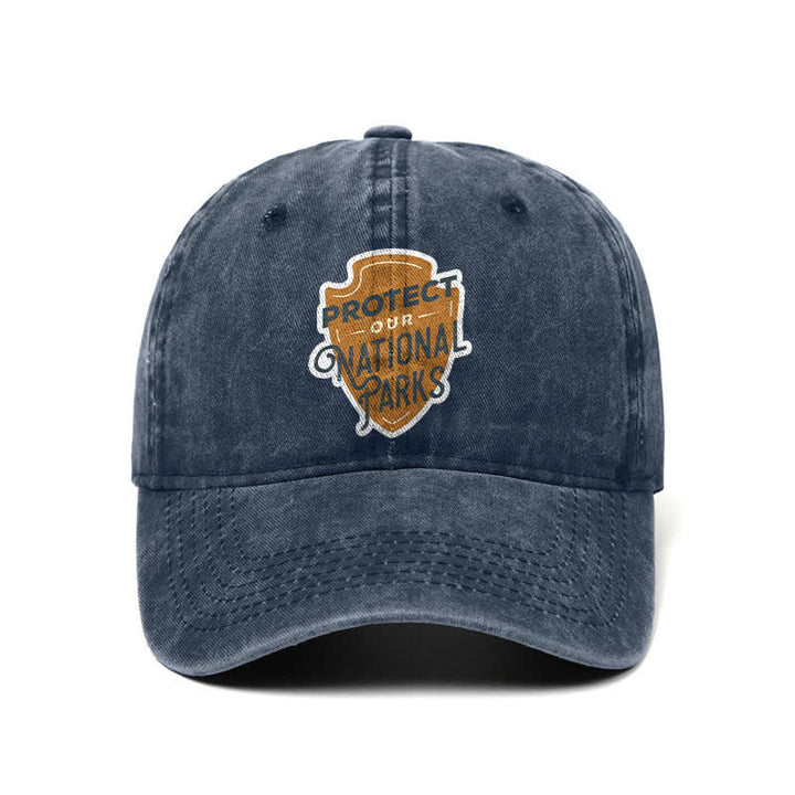 Gorra de béisbol ajustable "Camping Protect Our National Parks"