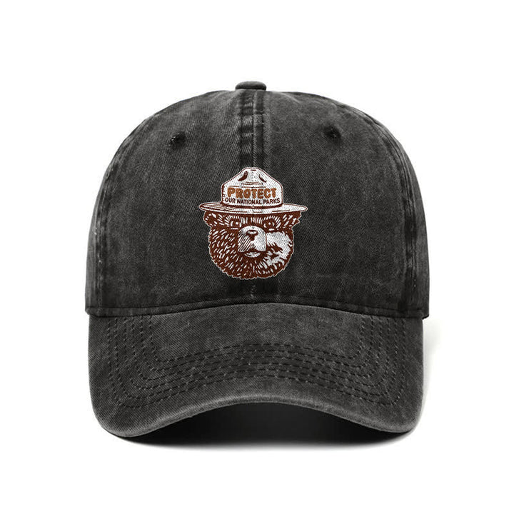 Gorra de béisbol ajustable "Bear Protect Our National Parks"