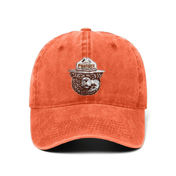 Gorra de béisbol ajustable "Bear Protect Our National Parks"