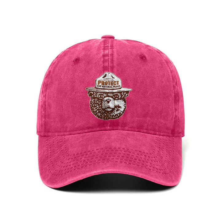 Gorra de béisbol ajustable "Bear Protect Our National Parks"