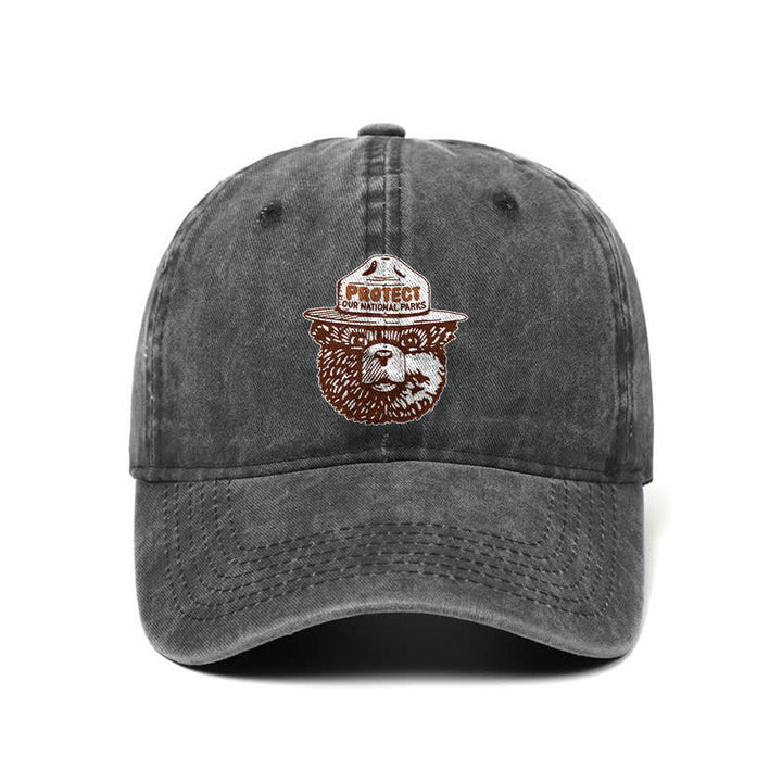 Gorra de béisbol ajustable "Bear Protect Our National Parks"