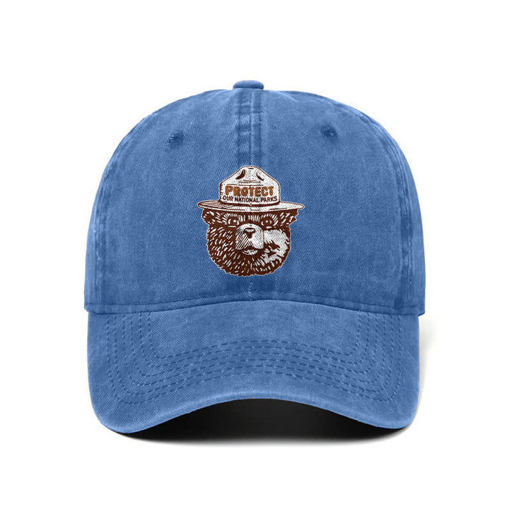 Gorra de béisbol ajustable "Bear Protect Our National Parks"