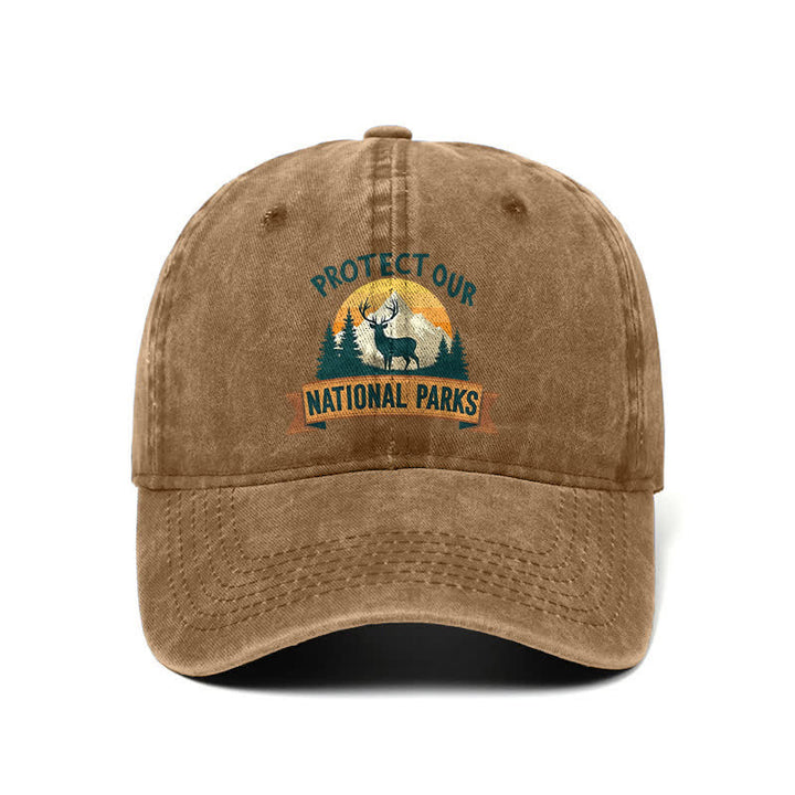 Gorra de béisbol ajustable "Protect Our National Parks Deer Resist"