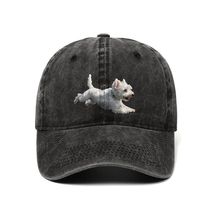 Gorra de béisbol ajustable para amantes de los perros West Highland White Terrier