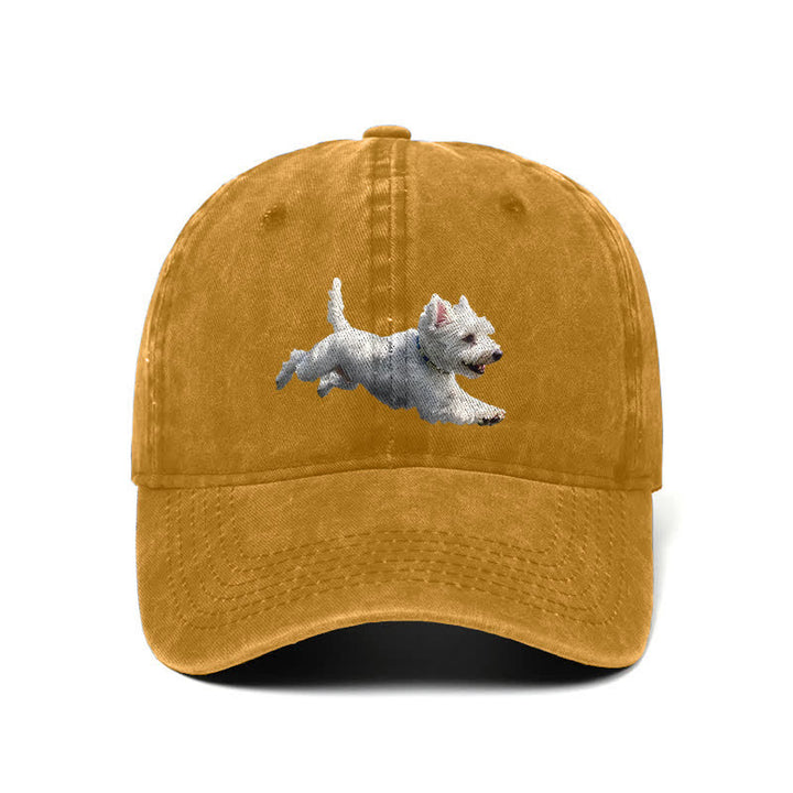 Gorra de béisbol ajustable para amantes de los perros West Highland White Terrier