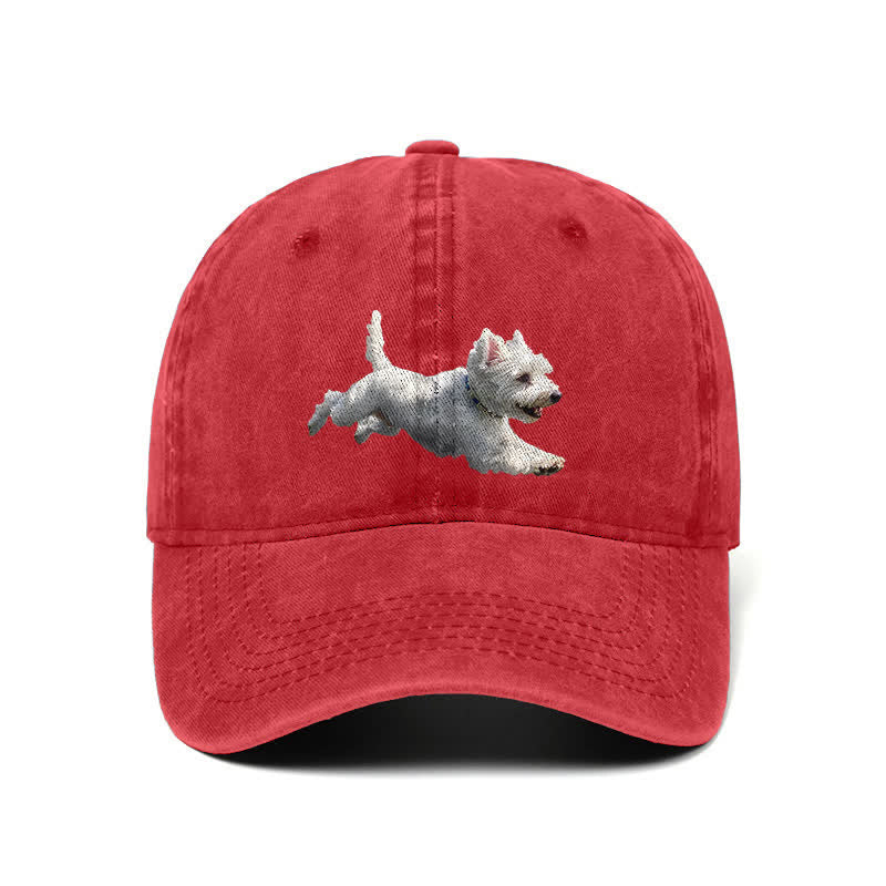 Gorra de béisbol ajustable para amantes de los perros West Highland White Terrier