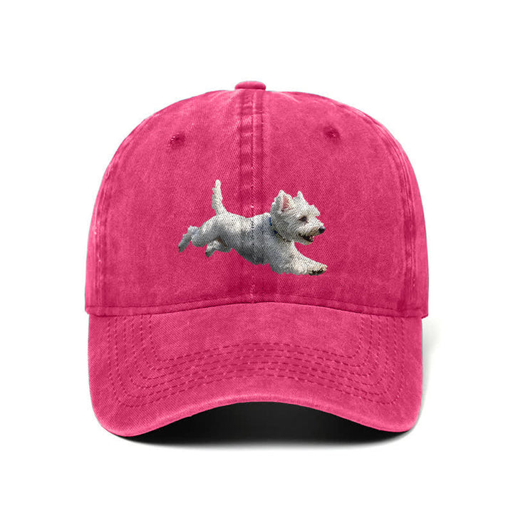 Gorra de béisbol ajustable para amantes de los perros West Highland White Terrier