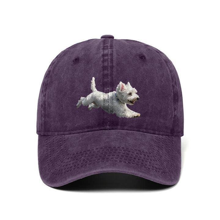 Gorra de béisbol ajustable para amantes de los perros West Highland White Terrier