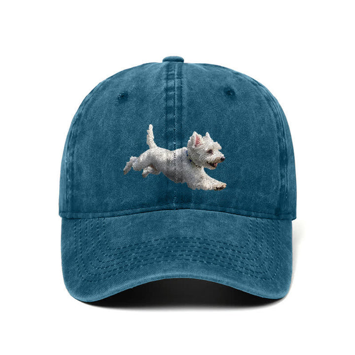 Gorra de béisbol ajustable para amantes de los perros West Highland White Terrier