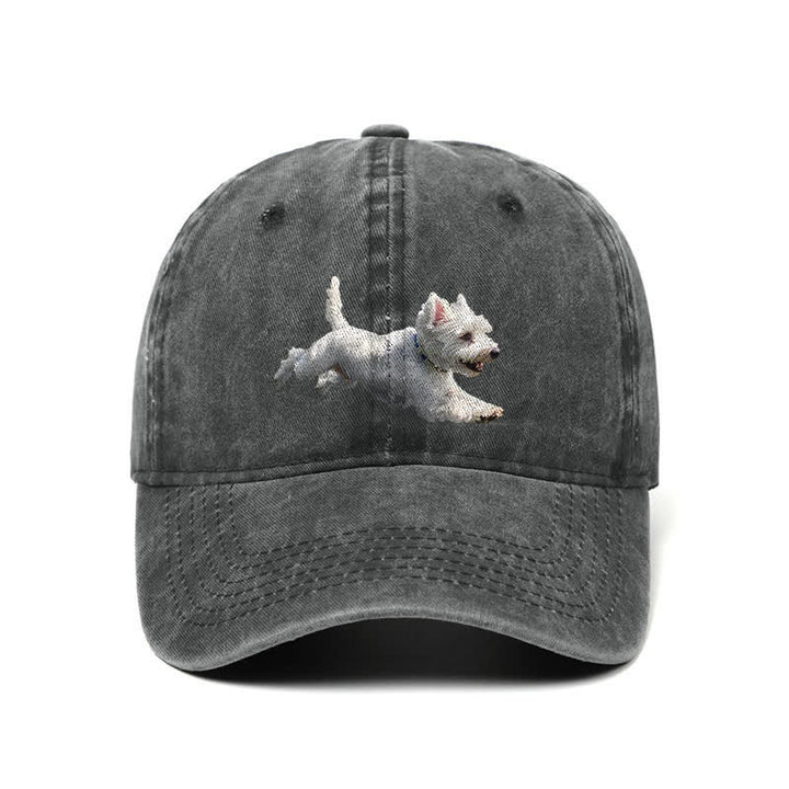 Gorra de béisbol ajustable para amantes de los perros West Highland White Terrier