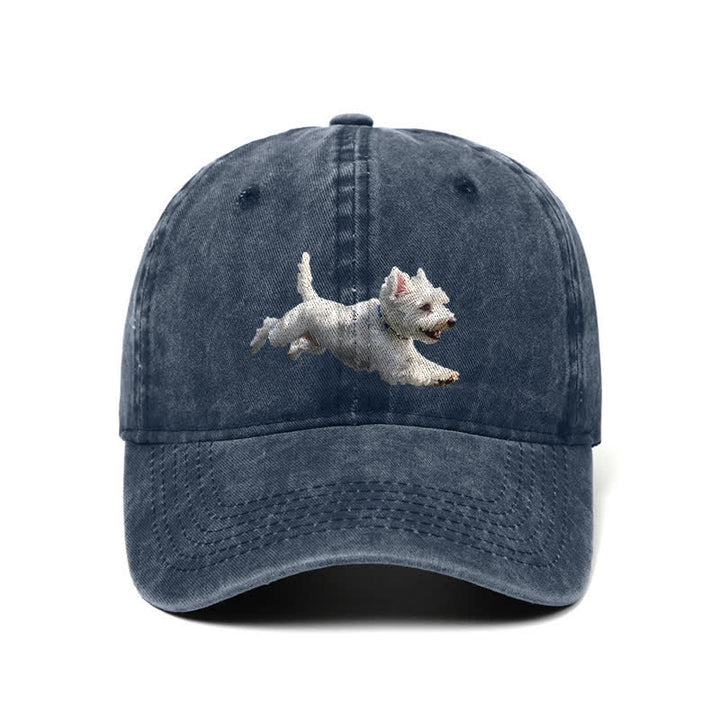Gorra de béisbol ajustable para amantes de los perros West Highland White Terrier