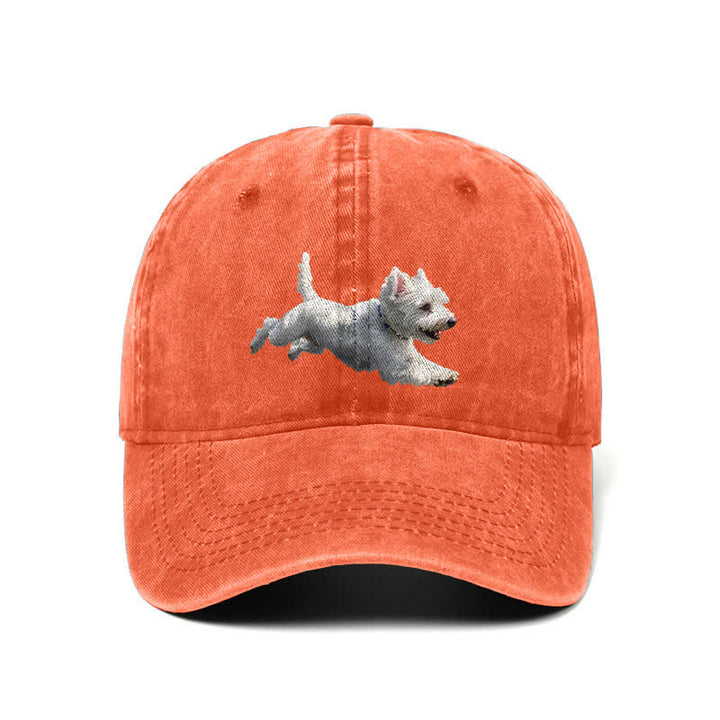 Gorra de béisbol ajustable para amantes de los perros West Highland White Terrier