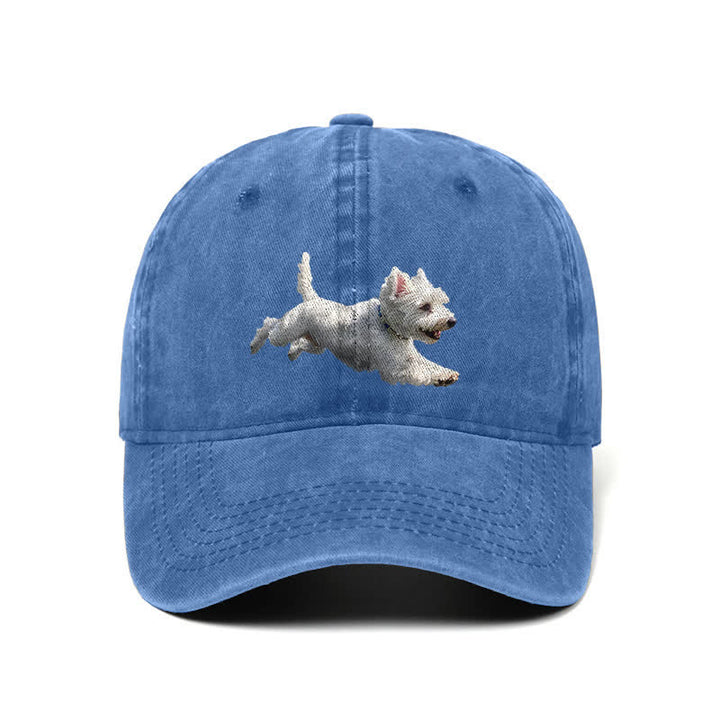 Gorra de béisbol ajustable para amantes de los perros West Highland White Terrier