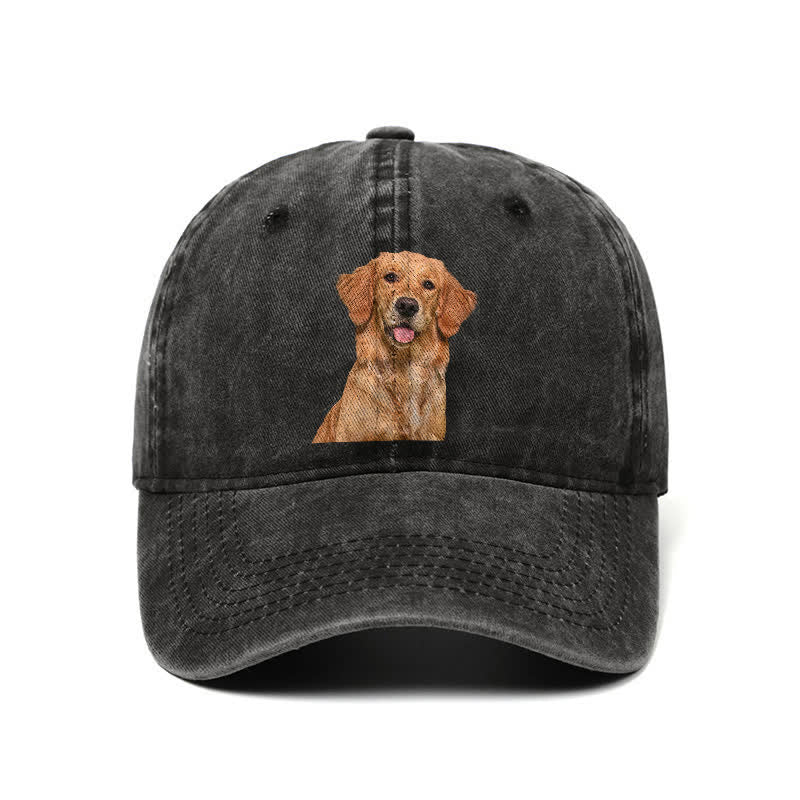 Gorra de béisbol ajustable para amantes de los perros Golden Retriever