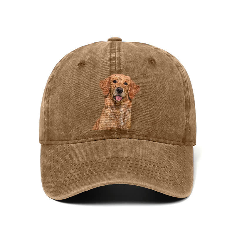 Gorra de béisbol ajustable para amantes de los perros Golden Retriever