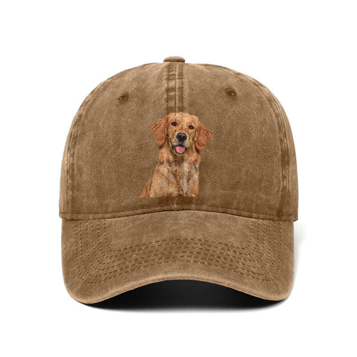 Gorra de béisbol ajustable para amantes de los perros Golden Retriever