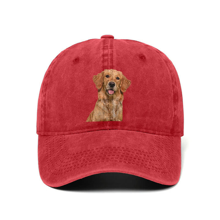 Gorra de béisbol ajustable para amantes de los perros Golden Retriever