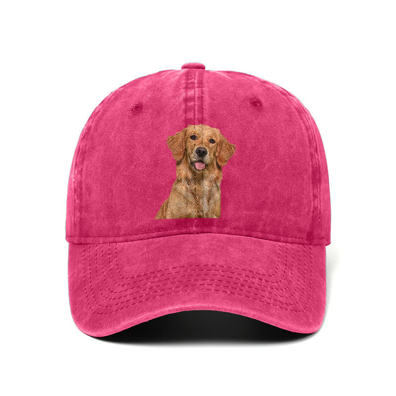 Gorra de béisbol ajustable para amantes de los perros Golden Retriever
