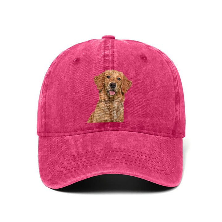 Gorra de béisbol ajustable para amantes de los perros Golden Retriever