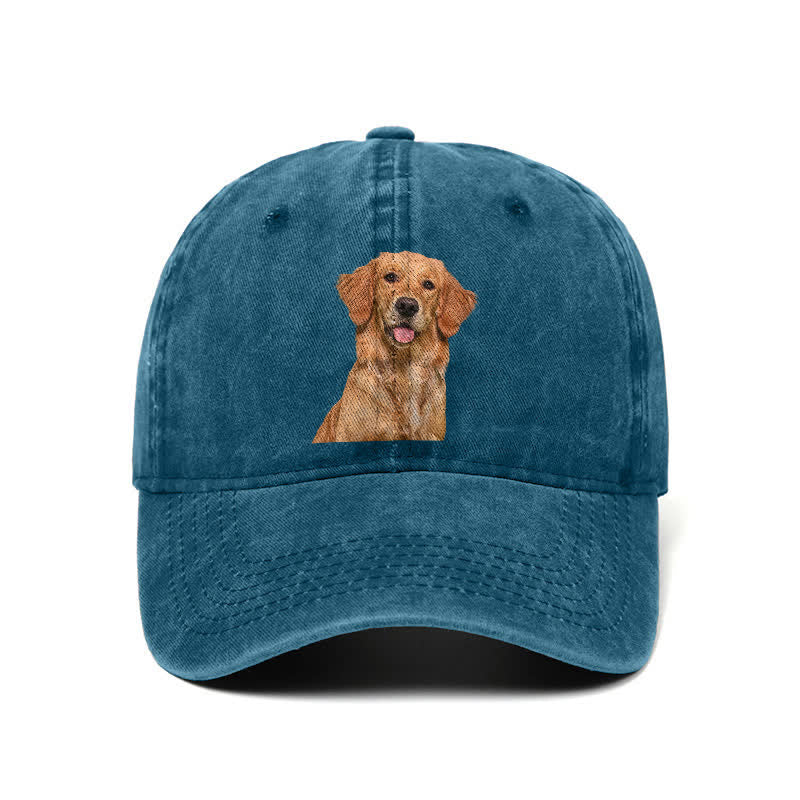 Gorra de béisbol ajustable para amantes de los perros Golden Retriever