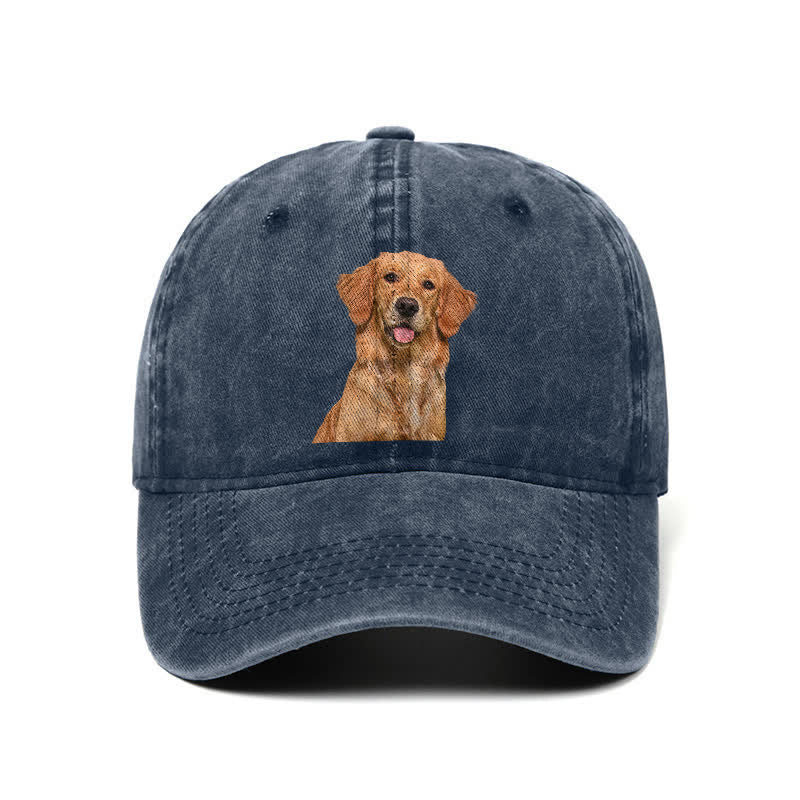 Gorra de béisbol ajustable para amantes de los perros Golden Retriever