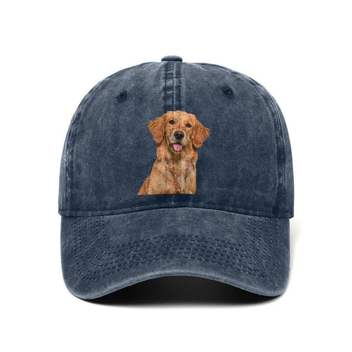 Gorra de béisbol ajustable para amantes de los perros Golden Retriever