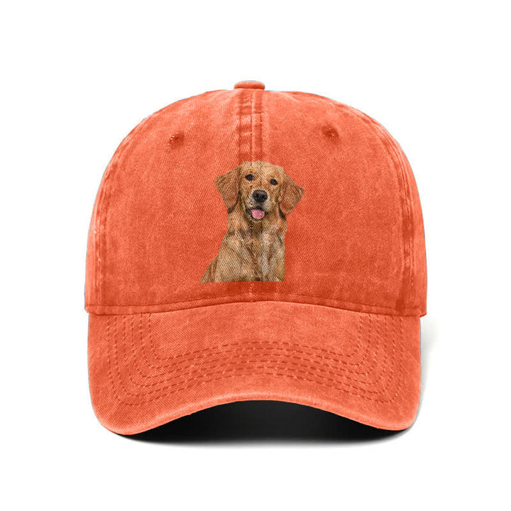 Gorra de béisbol ajustable para amantes de los perros Golden Retriever