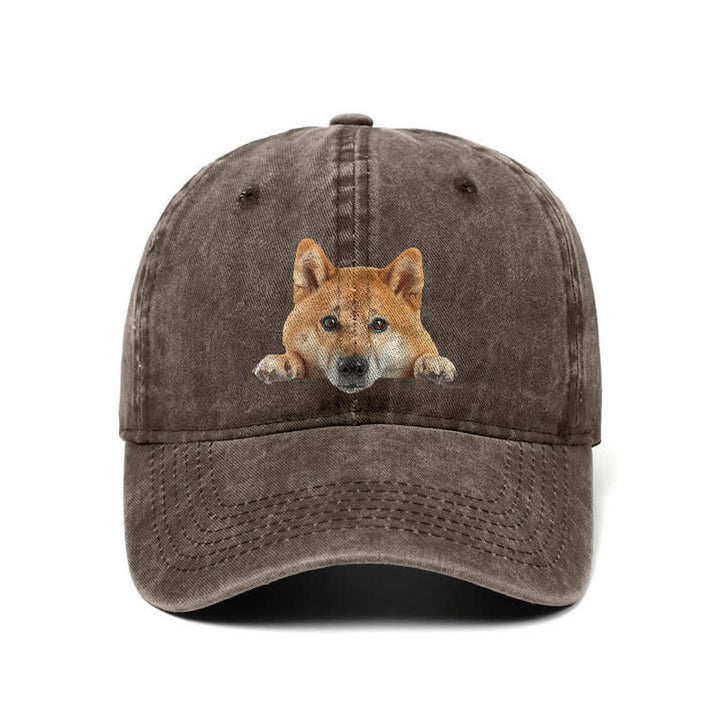 Gorra de béisbol ajustable para amantes de los perros Shiba Inu