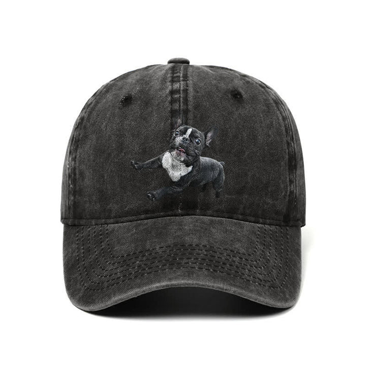 Gorra de béisbol ajustable para amantes del bulldog francés