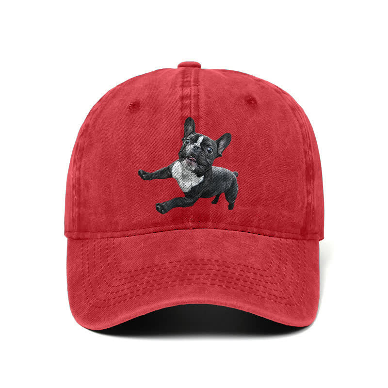 Gorra de béisbol ajustable para amantes del bulldog francés