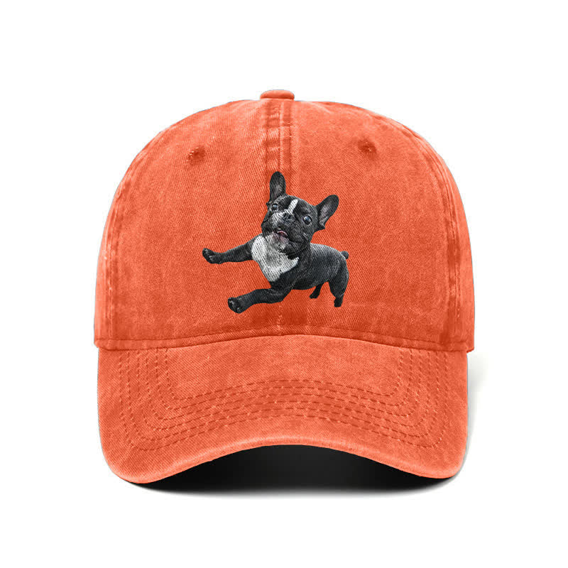 Gorra de béisbol ajustable para amantes del bulldog francés