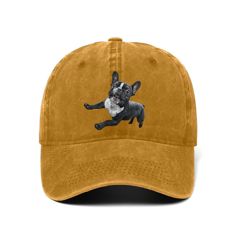 Gorra de béisbol ajustable para amantes del bulldog francés