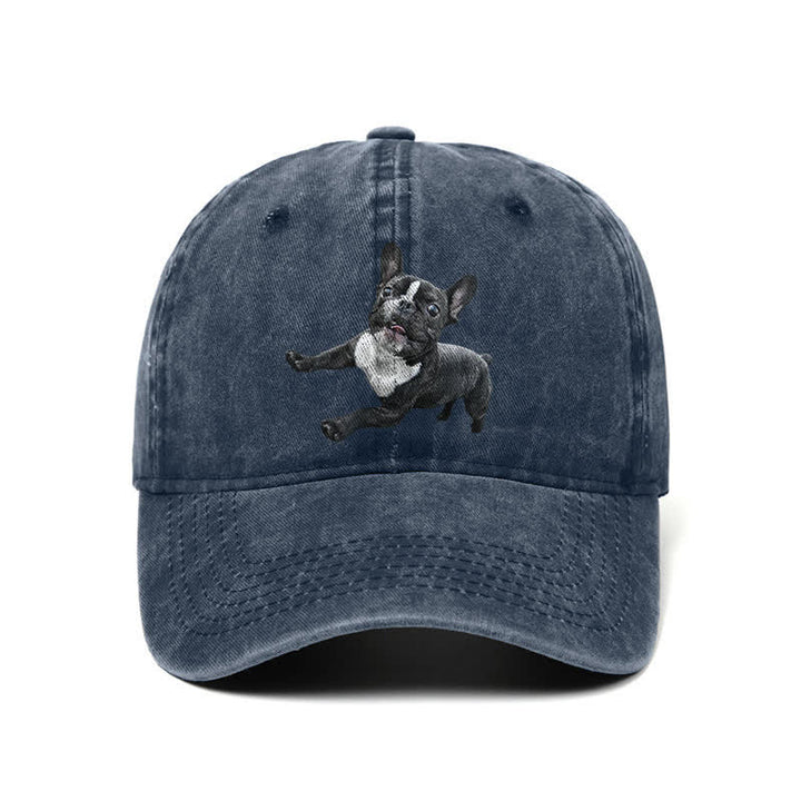 Gorra de béisbol ajustable para amantes del bulldog francés