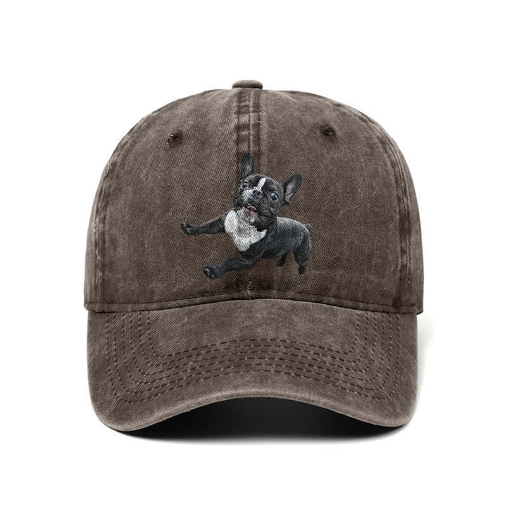 Gorra de béisbol ajustable para amantes del bulldog francés