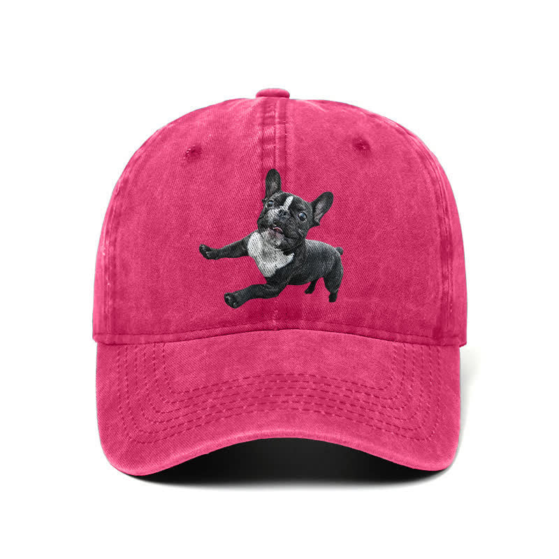 Gorra de béisbol ajustable para amantes del bulldog francés