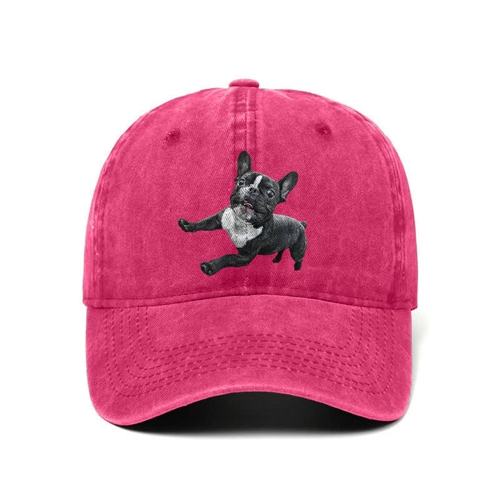 Gorra de béisbol ajustable para amantes del bulldog francés