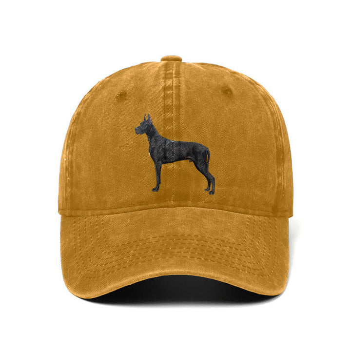 Gorra de béisbol ajustable para amantes de los perros dóberman