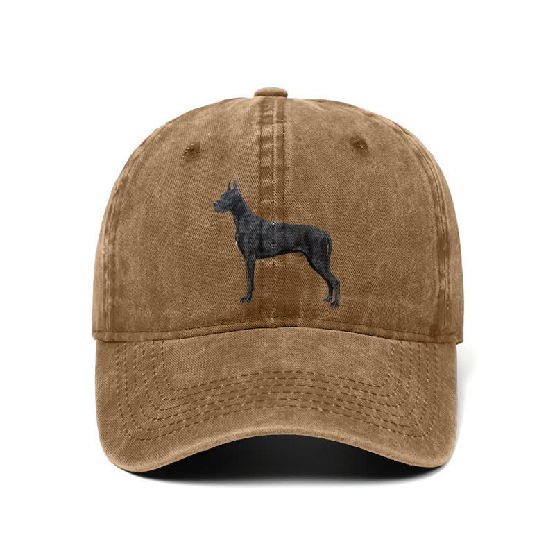 Gorra de béisbol ajustable para amantes de los perros dóberman