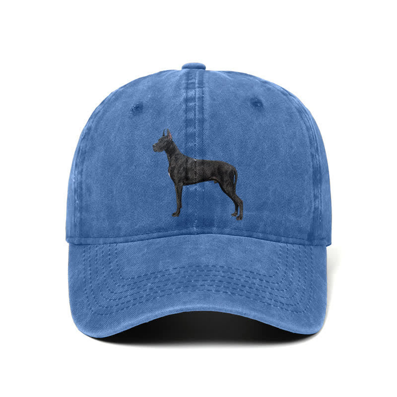 Gorra de béisbol ajustable para amantes de los perros dóberman