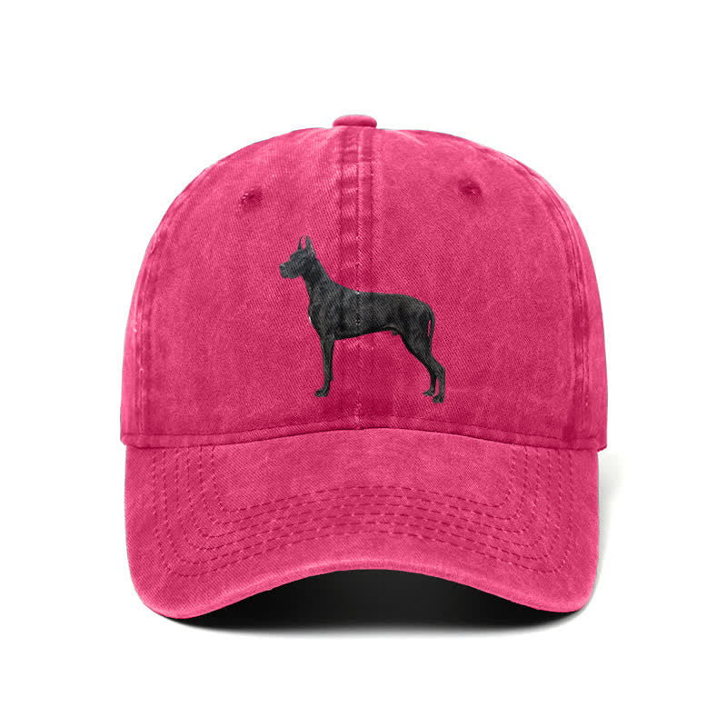 Gorra de béisbol ajustable para amantes de los perros dóberman