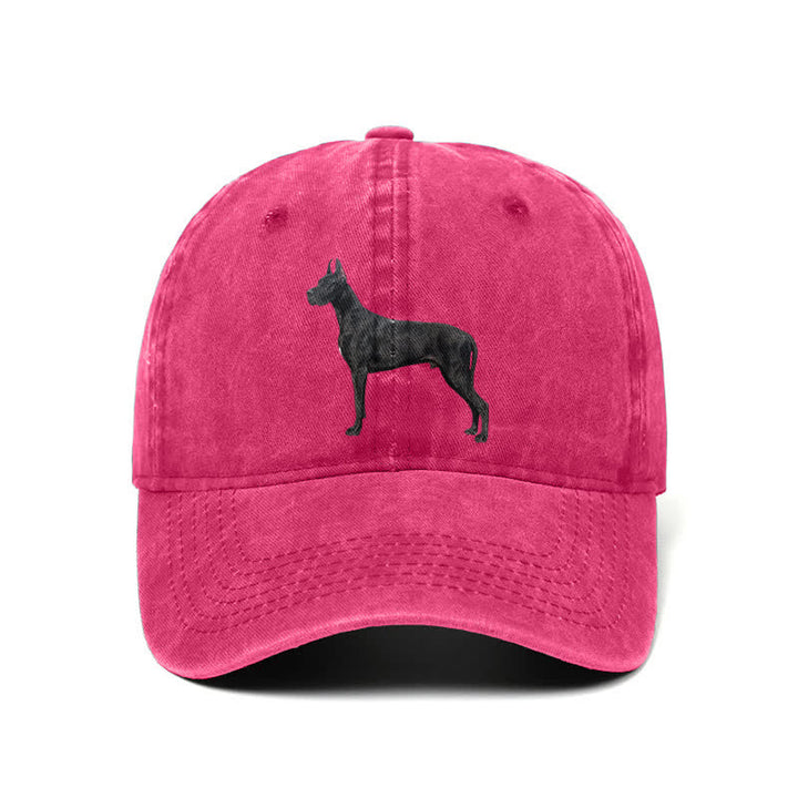 Gorra de béisbol ajustable para amantes de los perros dóberman