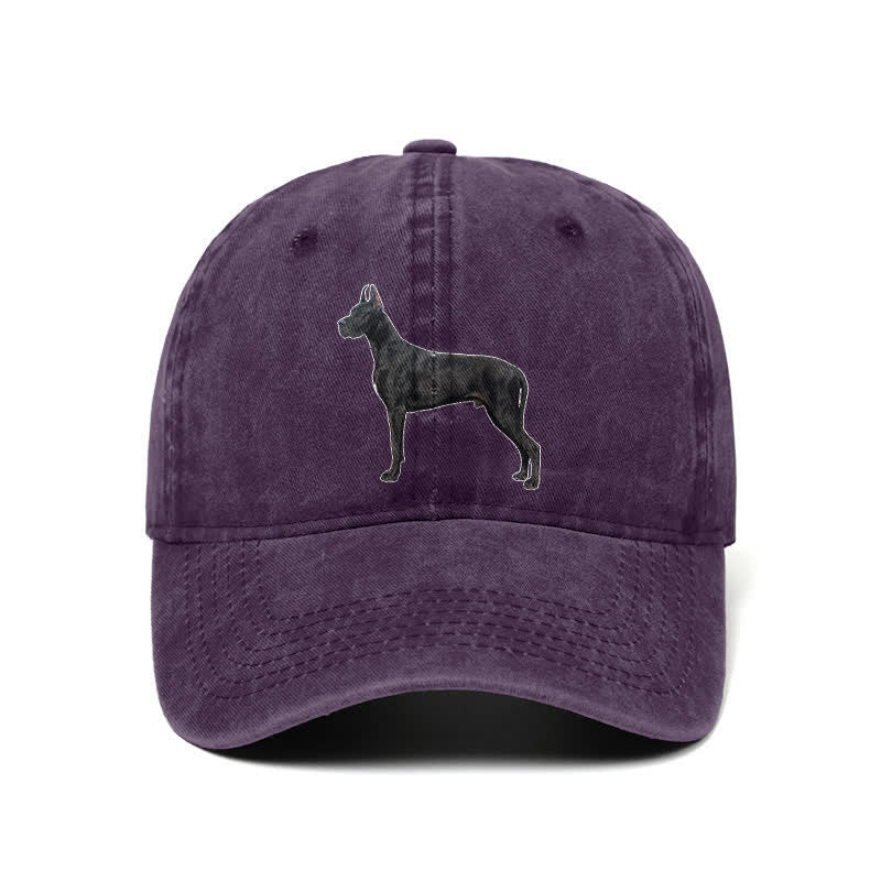 Gorra de béisbol ajustable para amantes de los perros dóberman
