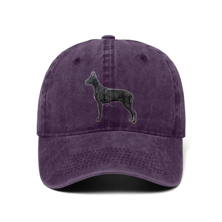 Gorra de béisbol ajustable para amantes de los perros dóberman