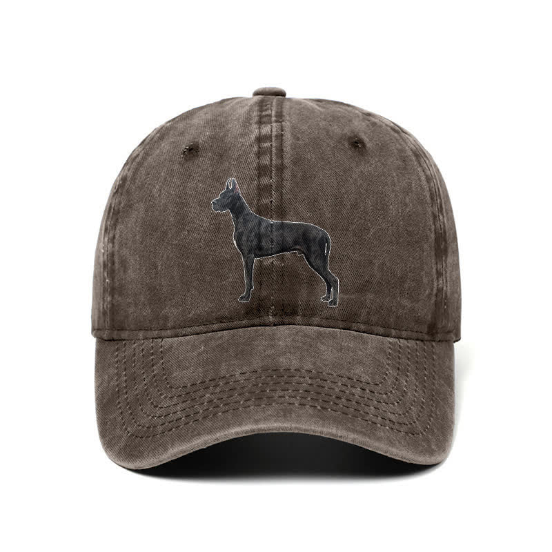 Gorra de béisbol ajustable para amantes de los perros dóberman